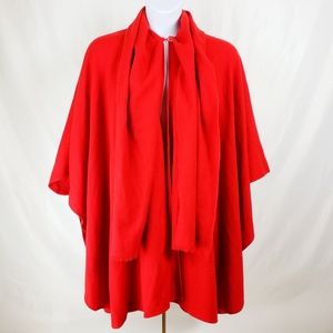 Vintage Red Cape by Mademoiselle